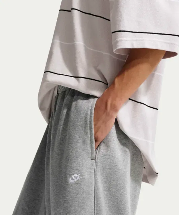 Тренировочные штаны оверсайз Nike, темно-серые — фото 4