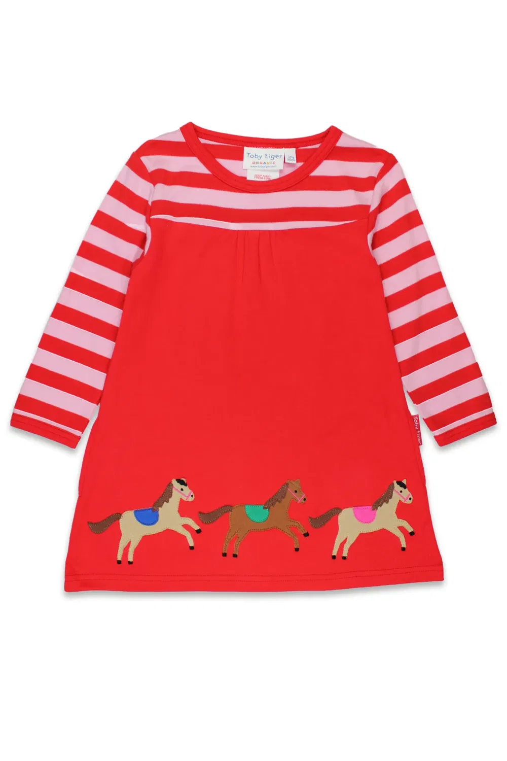 Детское платье с аппликацией Horse and Pony Toby Tiger, Red