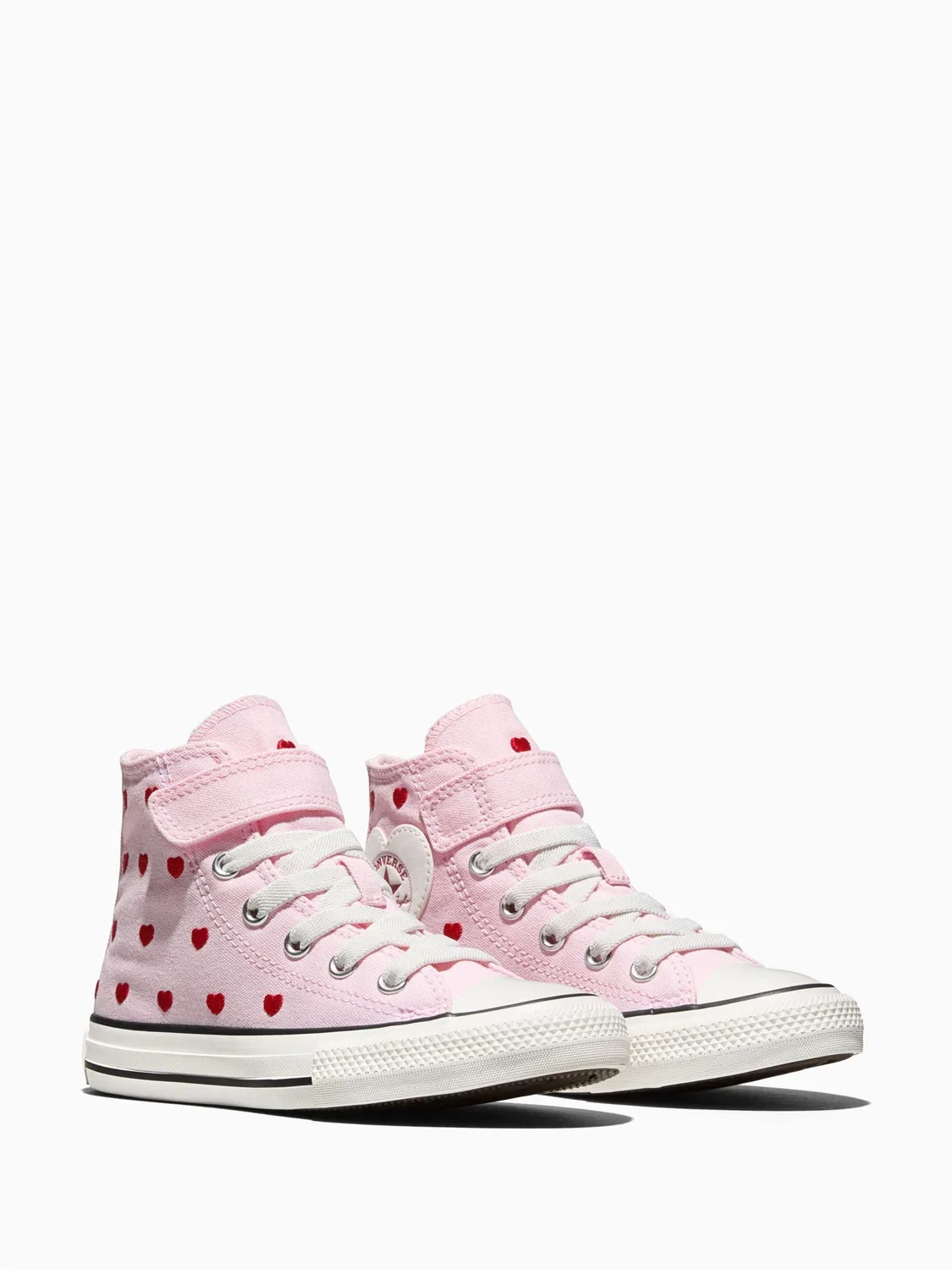 Кеды Converse Chuck Taylor Hearts and Rose, розовый — фото 3