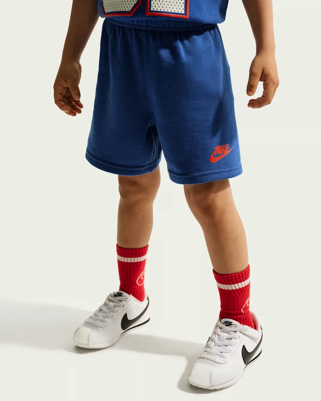 Детский спортивный комплект из двух предметов: шорты и шорты Nike Sportswear, Game Royal — фото 4