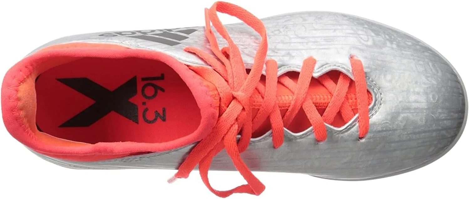 Детские кроссовки для мальчиков с принтом X 16.3 In J Skate Shoe, Silver Metallic/Black/Infrared — фото 4