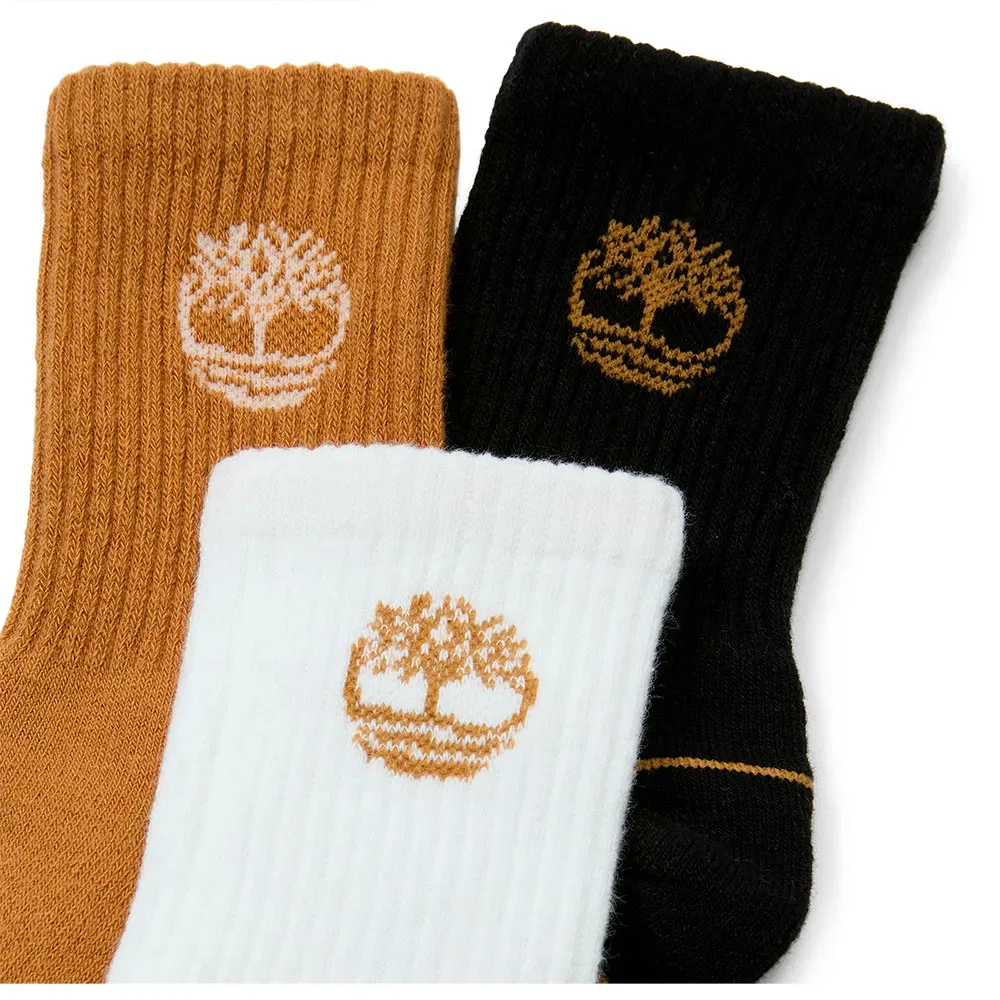 Детские носки для девочек с логотипом Tree Logo Timberland, Multicolor — фото 2