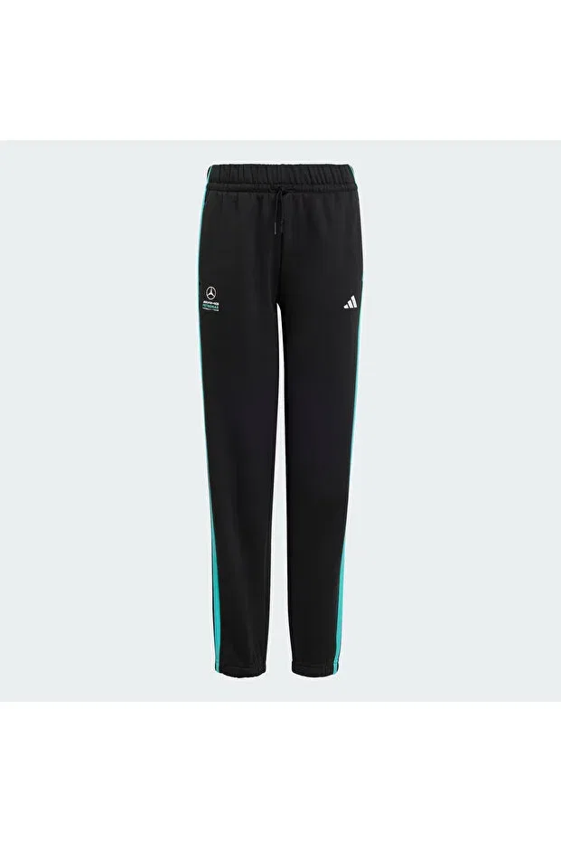 Детские спортивные штаны для девочек с принтом Mercedes AMG Petronas Formula 1 Team DNA, Adidas, Black