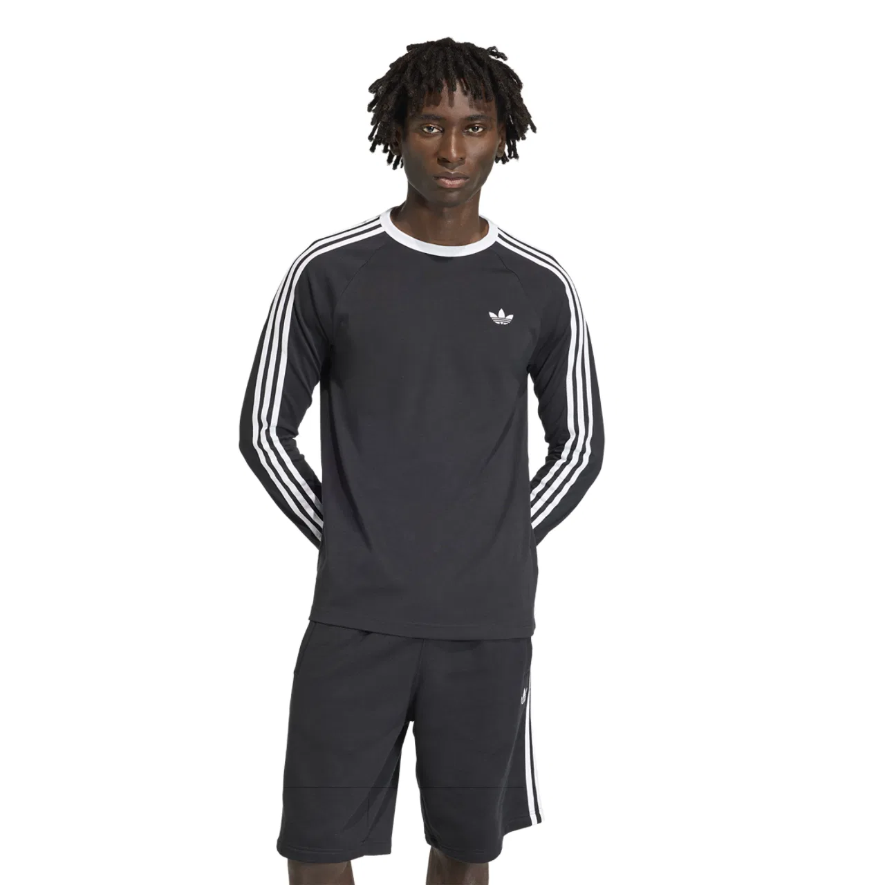 Женская футболка с длинным рукавом 3 Stripes Adidas, черный