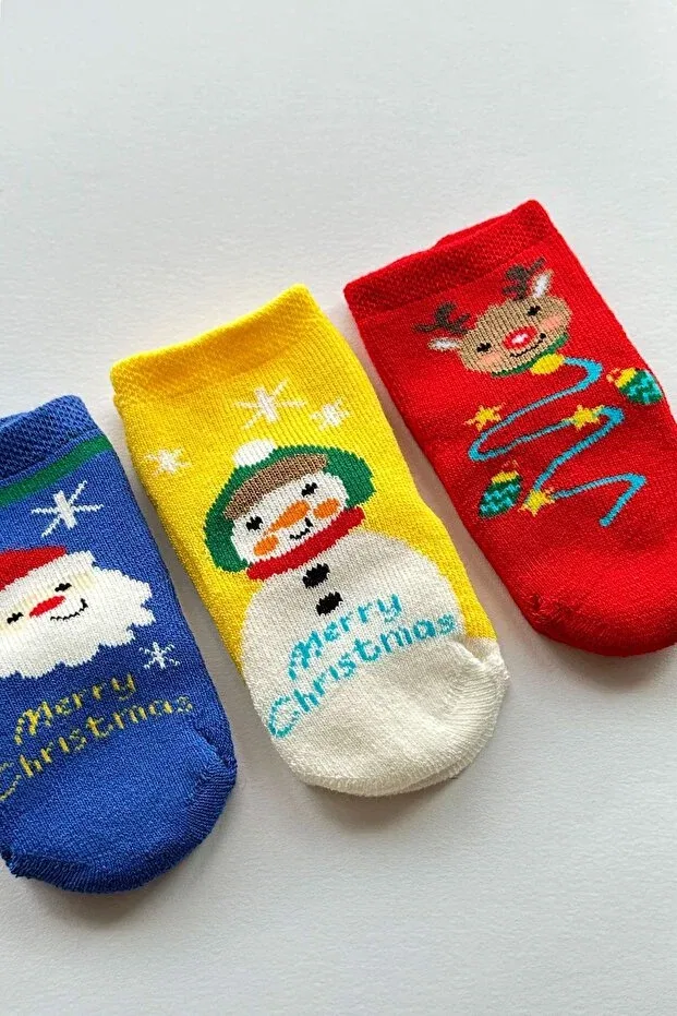 Детские носки для новорожденных с рисунком Basics Lille Trove, Snowman