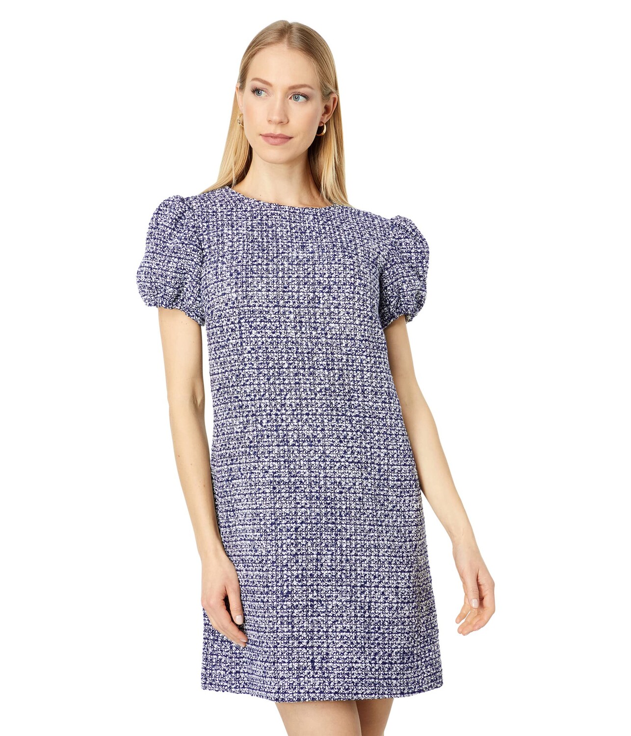 Платье Kate Spade New York, Puff Sleeve Tweed Dress купить выгодно 