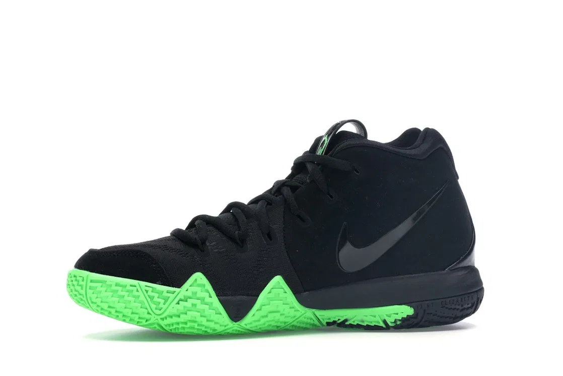 Детские кроссовки с принтом Nike Kyrie 4 Nike, Black/Rage Green — фото 3
