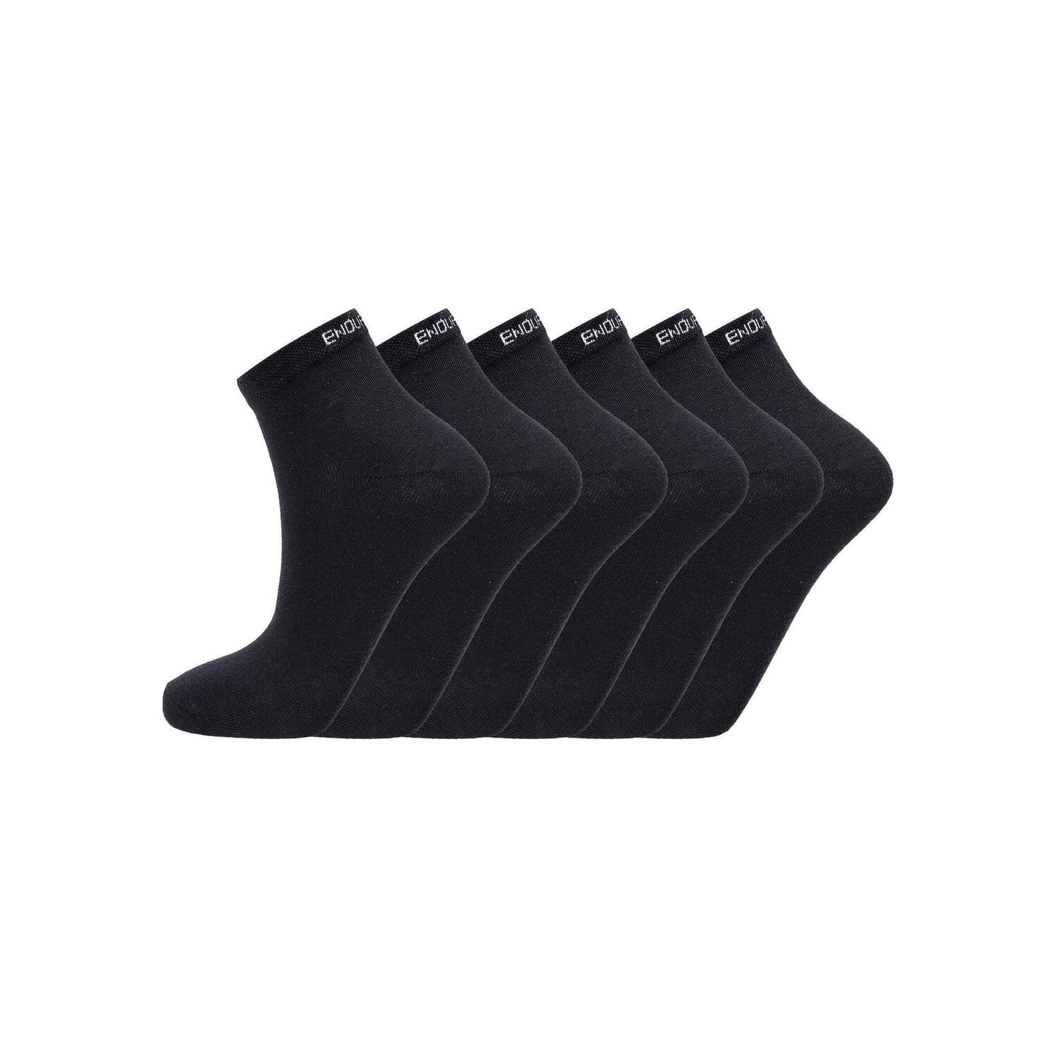 

Носки Ilb Quarter Sock для походов/улицы/трекинга унисекс, женские, мужские ENDURANCE, черный