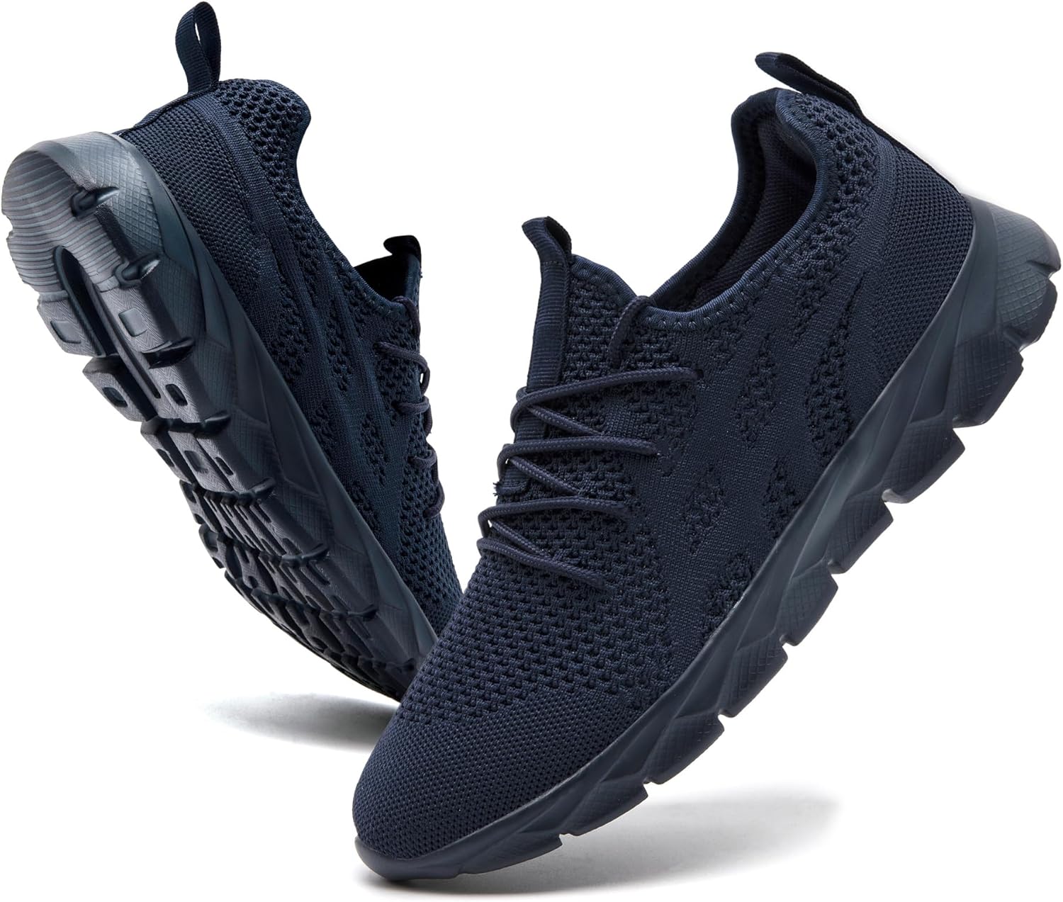 

Мужские кроссовки для бега Нескользящие слипоны для тенниса Легкие спортивные с амортизацией Комфортные для ходьбы, занятий в зале, фитнеса и ежедневных тренировок, спорта и отдыха Dlwkipv, темно-синий