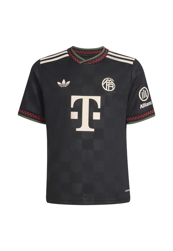 Футбольная футболка «Баварии» 2025/2026, третья форма Adidas Originals, черный