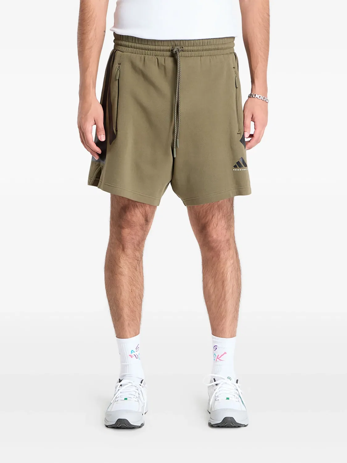 Шорты Spacer - зеленые Adidas, зеленый