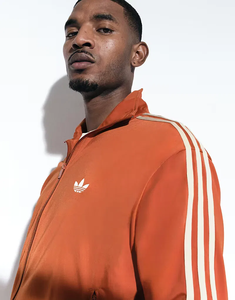 Спортивная куртка Adidas Originals Firebird в цвете ржавый - эксклюзивно в ASOS — фото 3