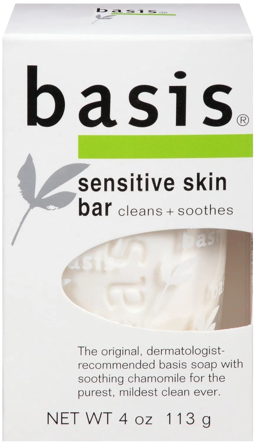 Очищающий брусок Basis Sensitive Skin, 120 мл — фото 2
