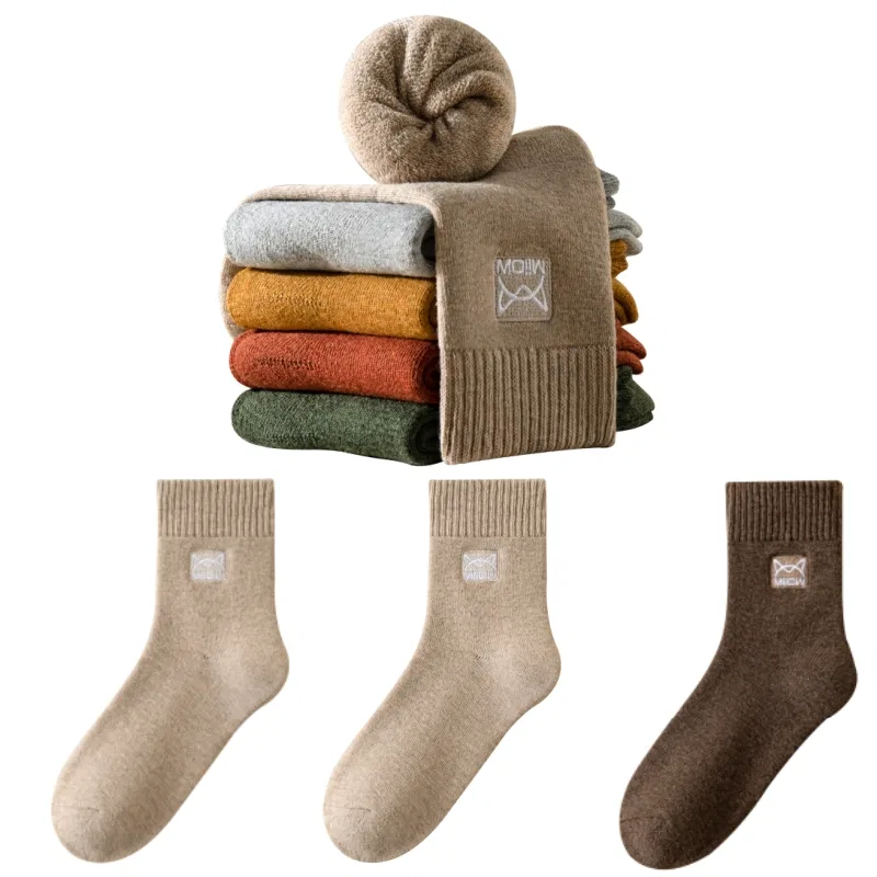 Детские носки с вышивкой, Unisex Crew Socks, MIIOW