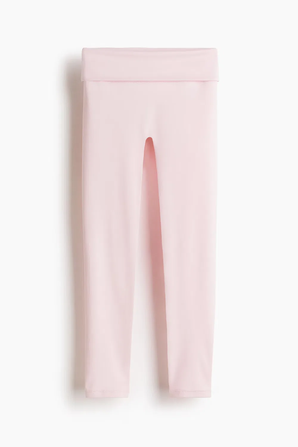 Леггинсы для йоги с отложным поясом и мягкой подкладкой H&M, Hellrosa — фото 4