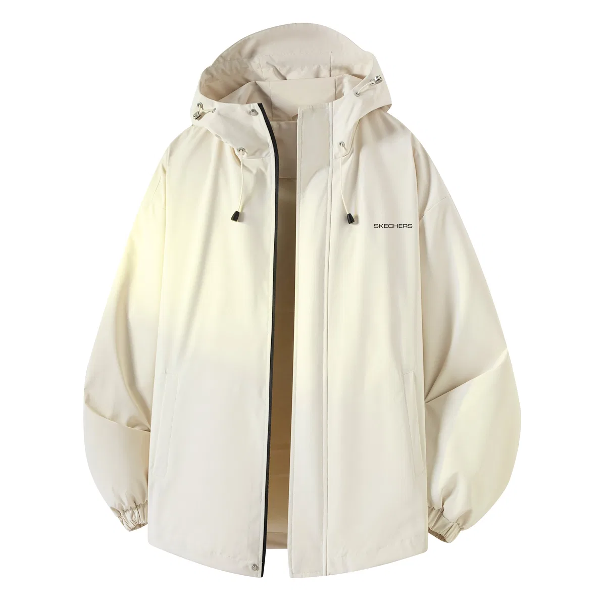Детская куртка Unisex Hooded Non Detachable Moderate Straight Fit Skechers, Cream White
