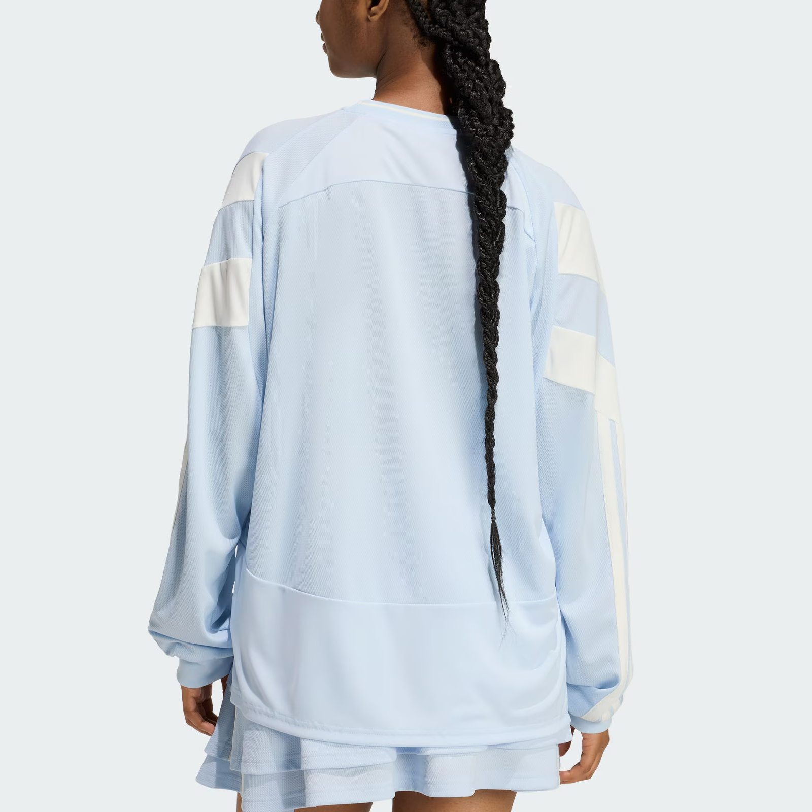 Adidas Футболка Women's Crystal Blue/Jade White Crew Neck Moderate — фото 3