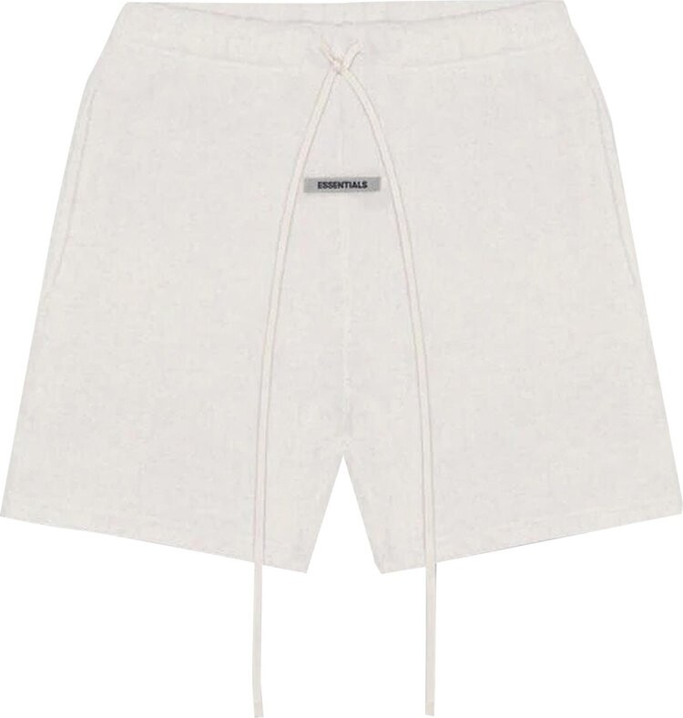 Шорты Fear of God Essentials Polar Fleece Sweat Shorts 'Oatmeal', белый — фото 2