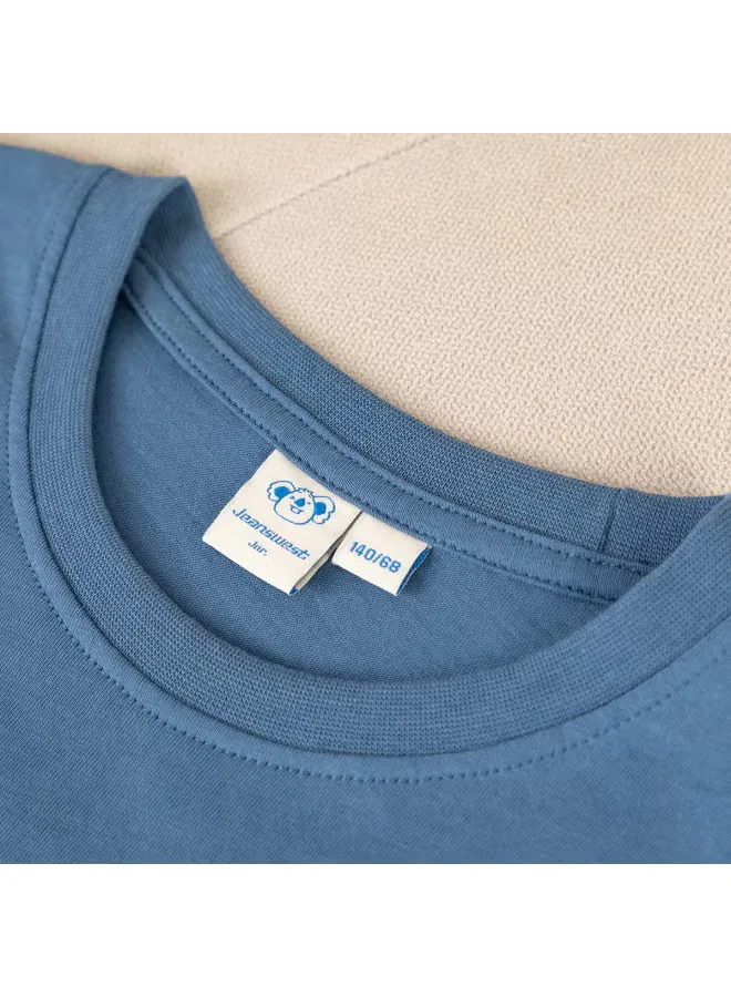 Футболка с принтом для мальчика Jeanswest, голубой — фото 4