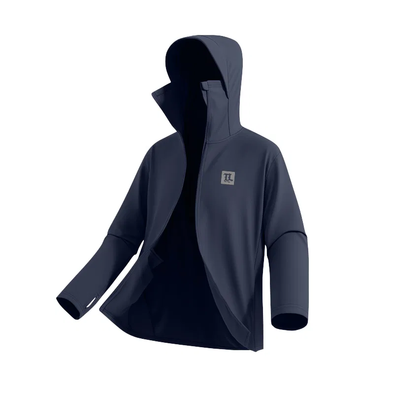 Детская солнцезащитная одежда с длинным рукавом Tonlion, Heather Navy