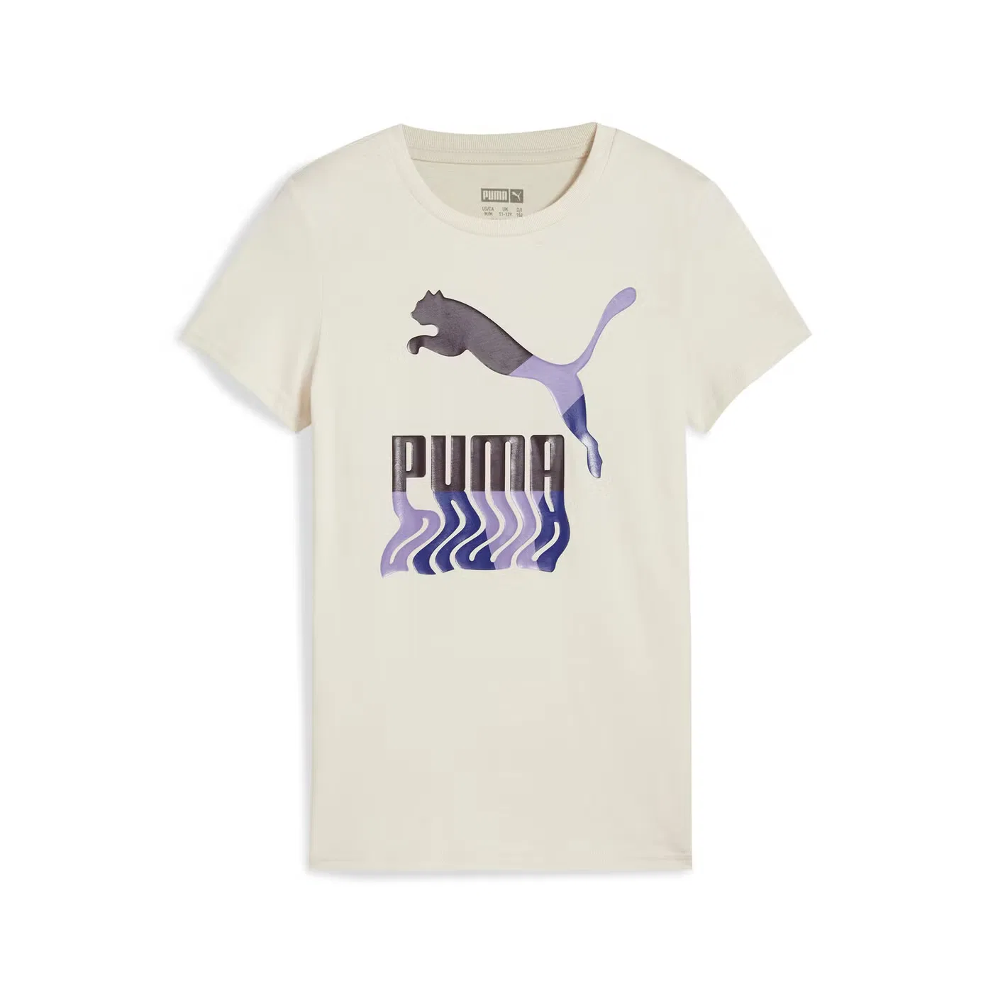 Футболка с принтом Graphic tee youth Puma, белый — фото 4