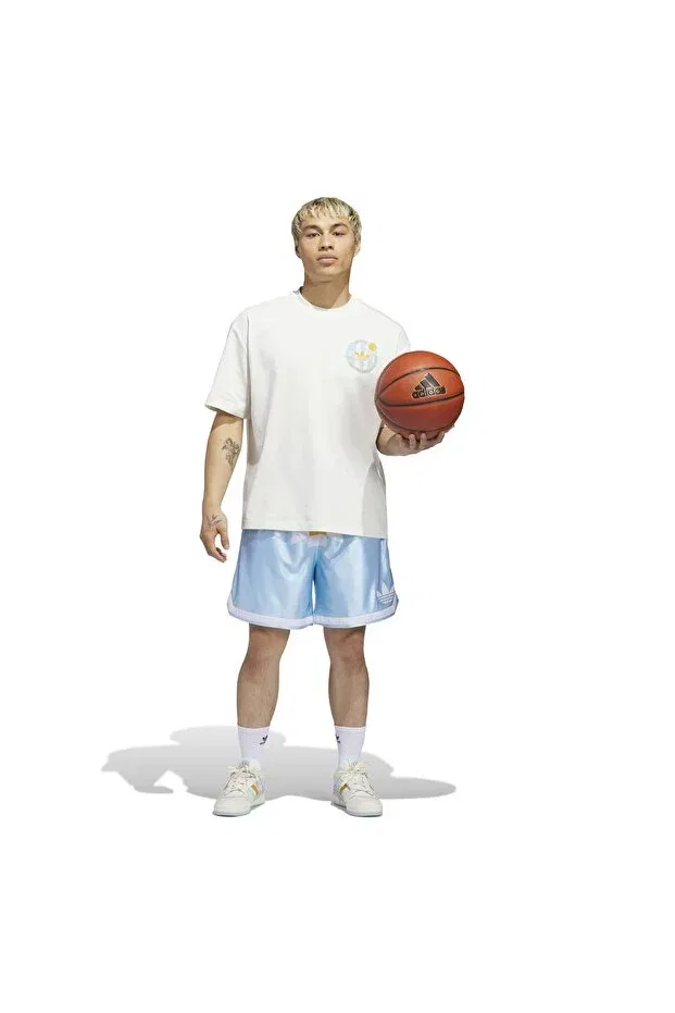 Женская футболка с принтом World Cup - Og Crest Tee Adidas, Off White — фото 3