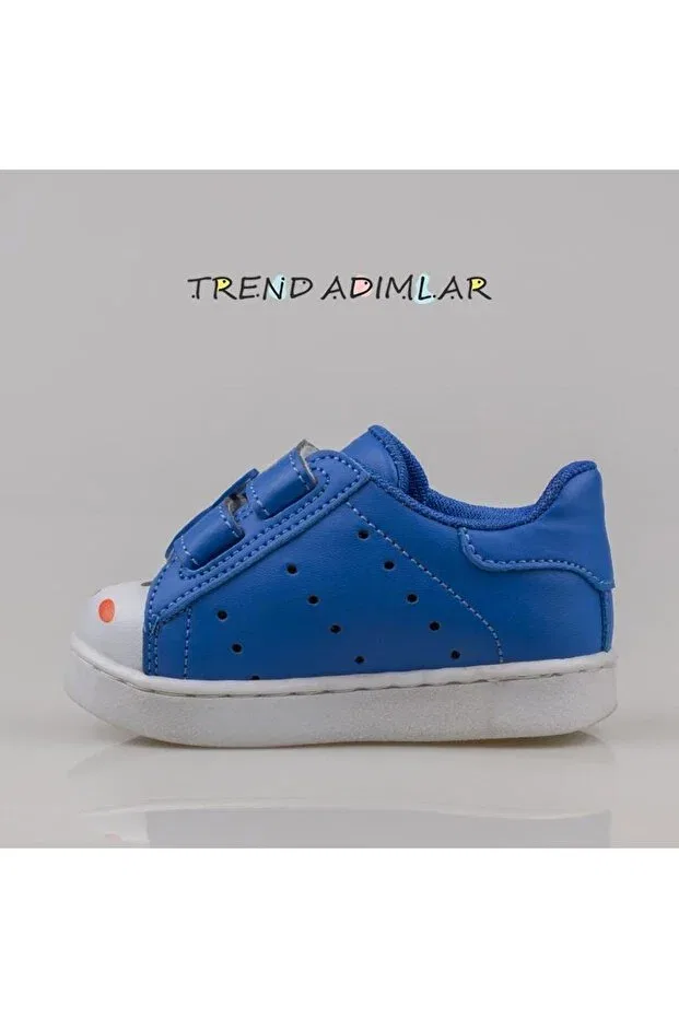 Детские кроссовки для мальчиков со светодиодами First Step Baby Sneaker Trend Adımlar, Saks Blue — фото 3