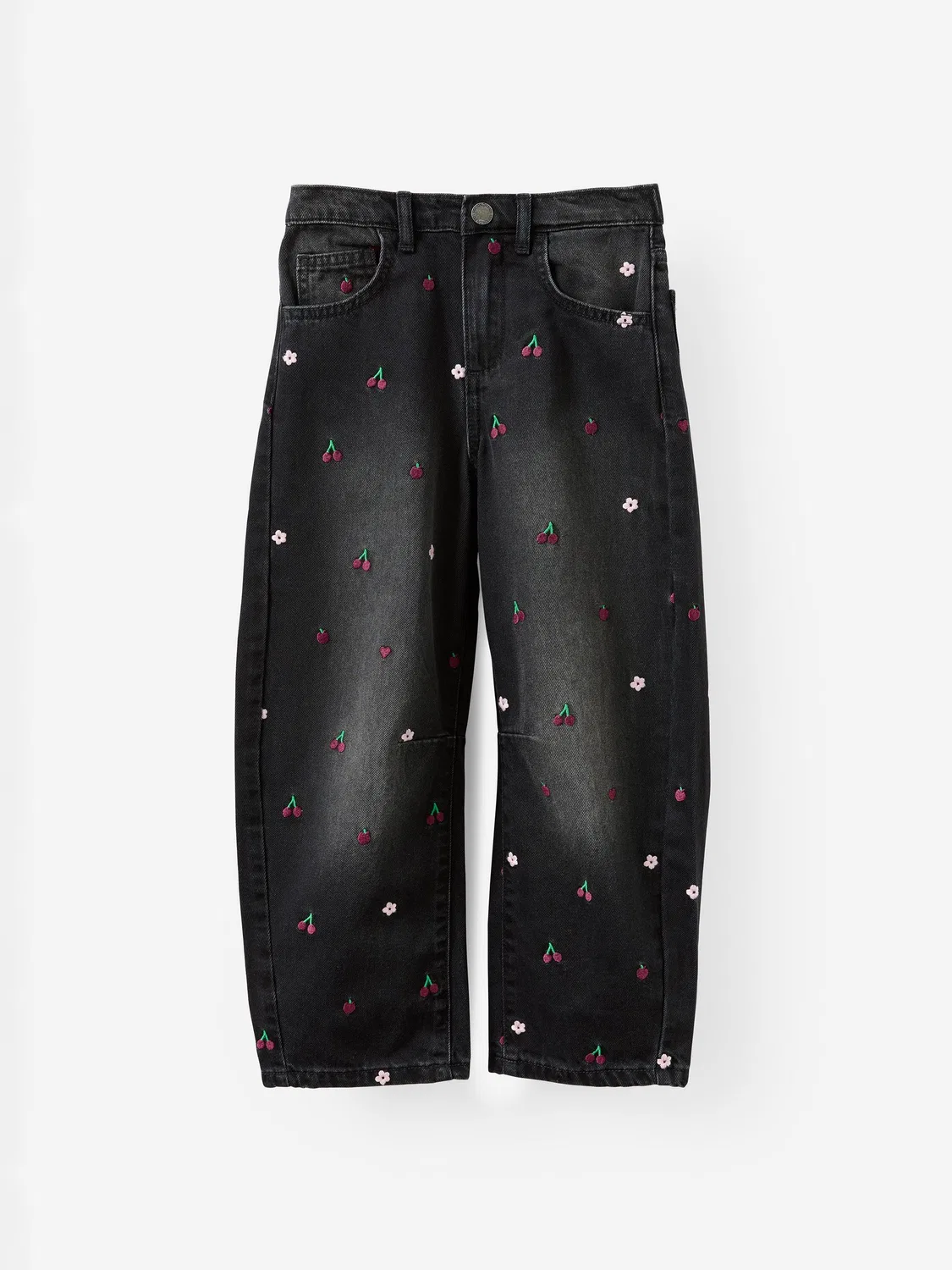 Джинсы прямого кроя, модель Barrel Leg Cotton On, черный