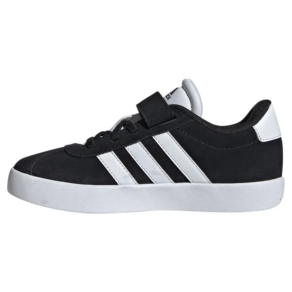 Кроссовки VL Court 30 Elastic C Adidas, черный — фото 3