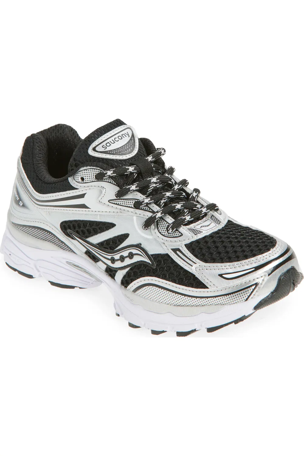 Кроссовки детские с сетчатым верхом ProGrid Omni 9 Saucony, Black Silver