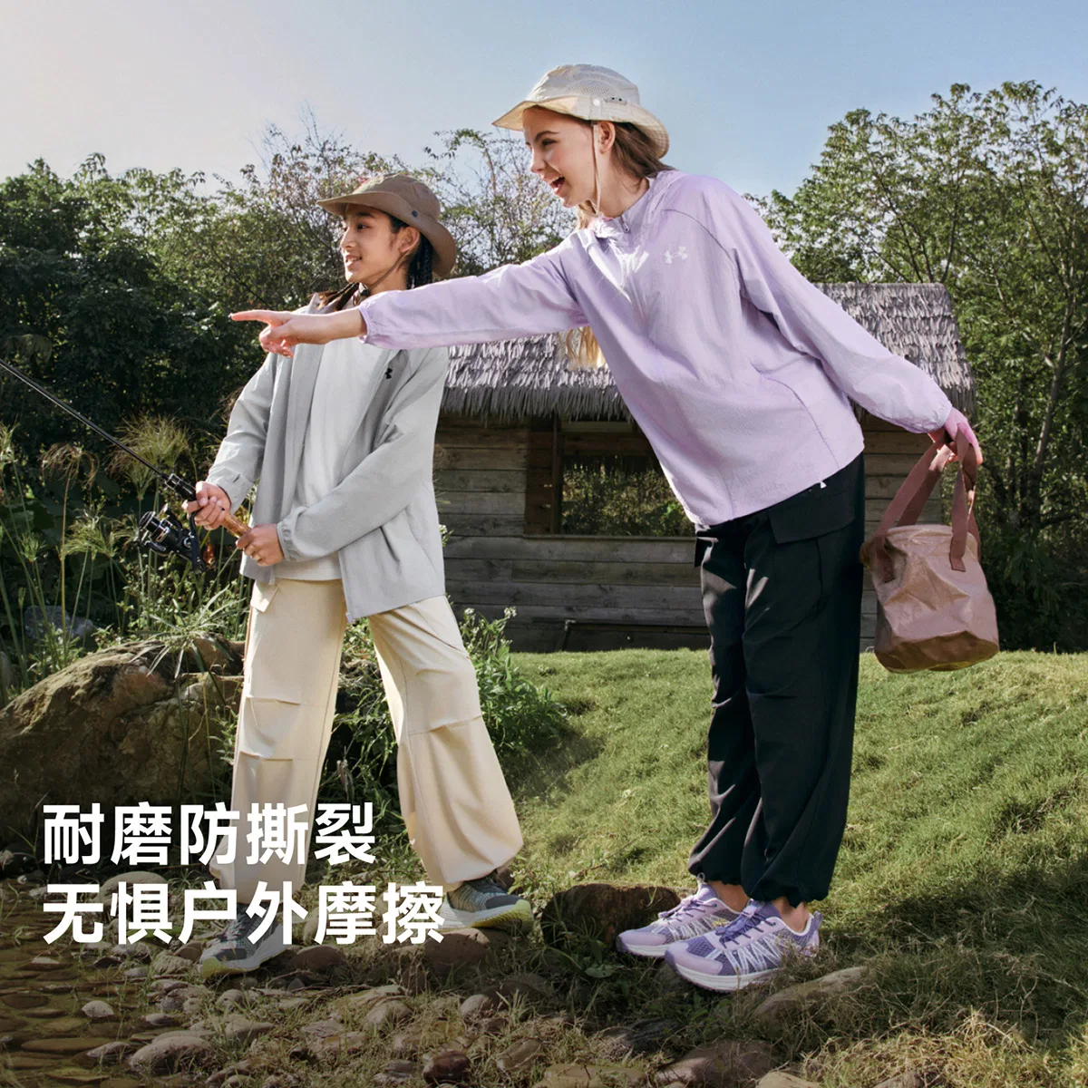 Детская футболка с капюшоном Under Armour, Orchid Purple — фото 4