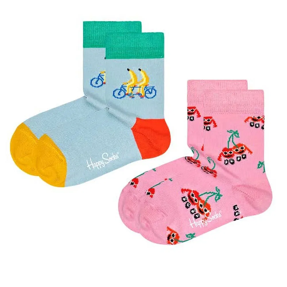 Носки Fruit Mates 2 пары Happy Socks, синий