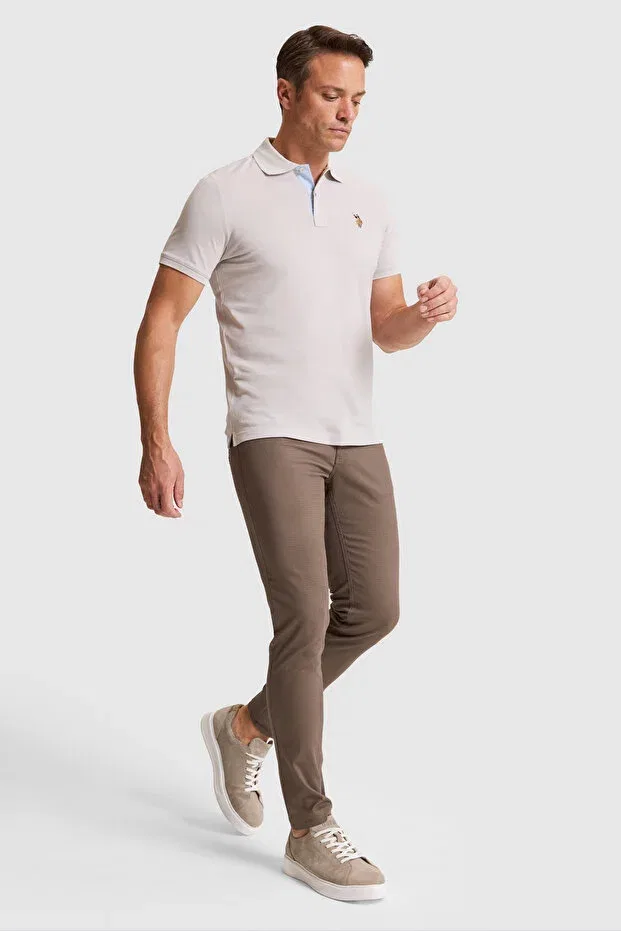 Мужские брюки-чинос хлопковые U.S. Polo Assn., Vizon — фото 3
