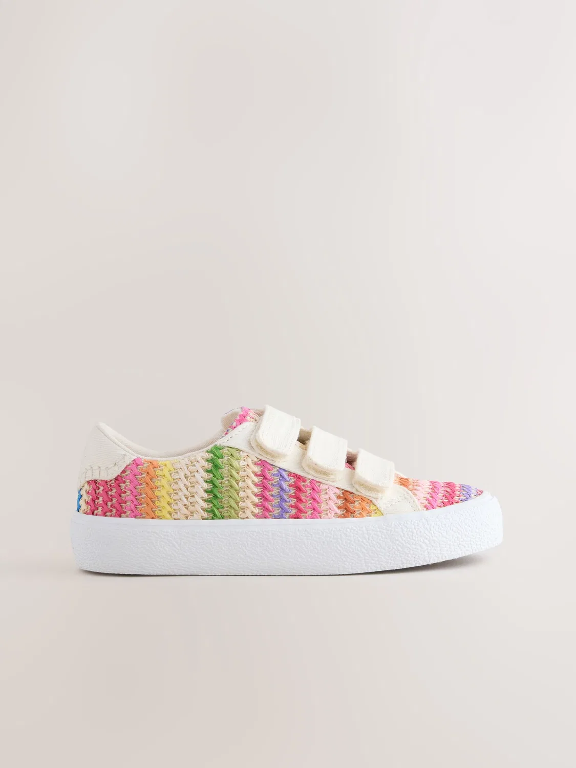 Кроссовки низкие Rainbow Raffia Next, радужный рафия — фото 2