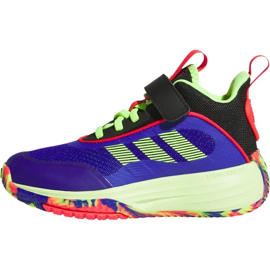 Кроссовки детские с принтом Ownthegame 3.0, adidas, Фиолетовый — фото 2