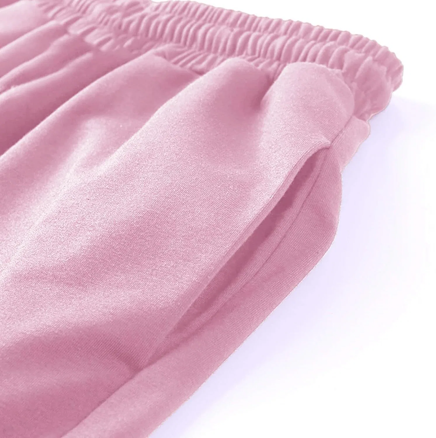 Широкие спортивные брюки с завязкой на талии, A02_pink — фото 3