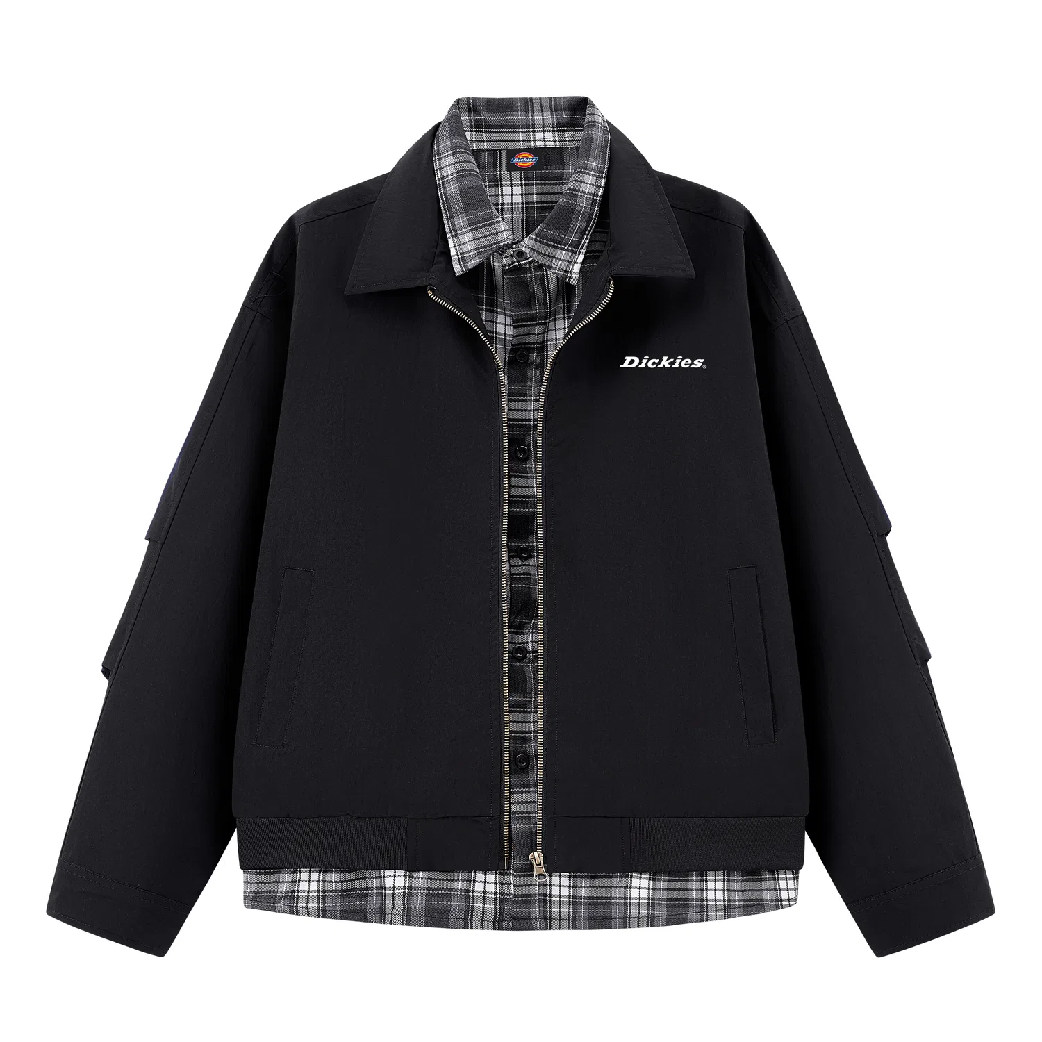 Детская куртка с воротником-лацканом Dickies, Navy Blue — фото 3