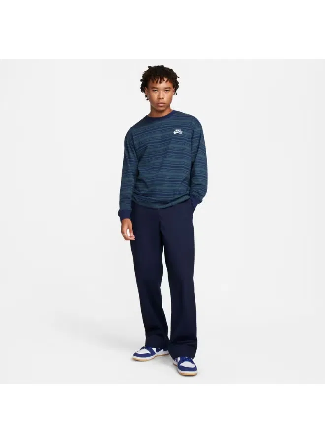 Брюки чинос хлопковые Life unlined cotton el chino pants Nike, обсидиан