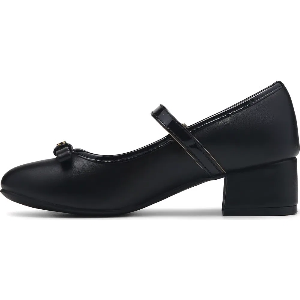 Детские туфли-лодочки Bianca с бантом Sam Edelman, Black — фото 3