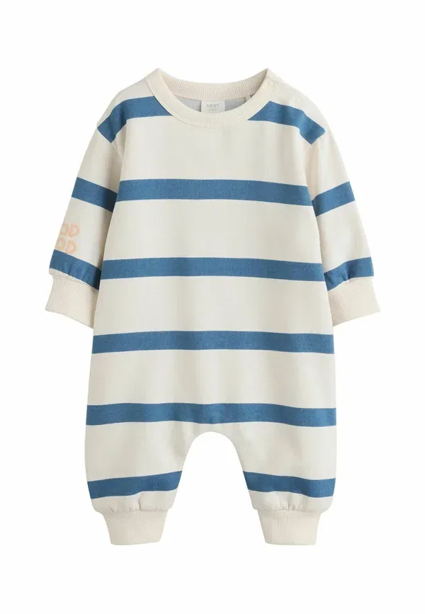 Комбинезон в полоску Jumpsuit Next ecru stripe, синий