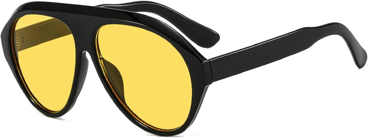 

Модные овальные солнцезащитные очки-пилот класса люкс 2024 года для женщин и мужчин, ретро-очки с увеличенной оправой, трендовые оттенки, защита от УФ-излучения UV400 mincl, C9