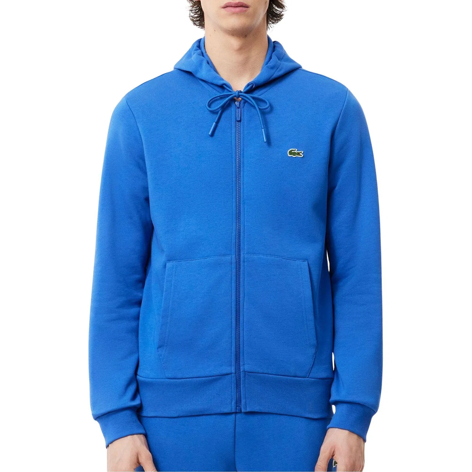 Мужская куртка-свитшот с капюшоном Lacoste, Konigsblau