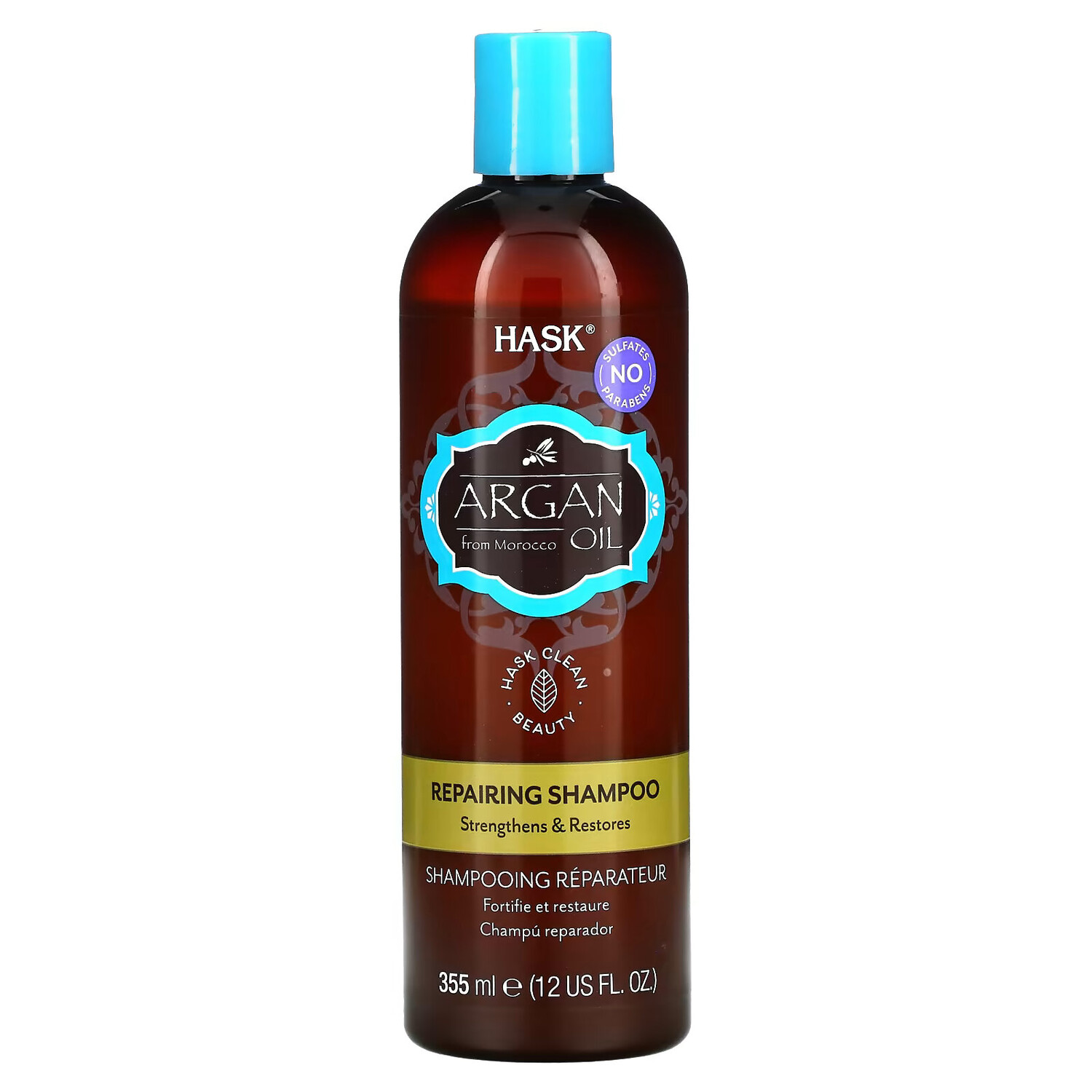 

Hask Beauty, Марокко с аргановым маслом, восстанавливающий шампунь, 355 мл (12 жидк. Унций)