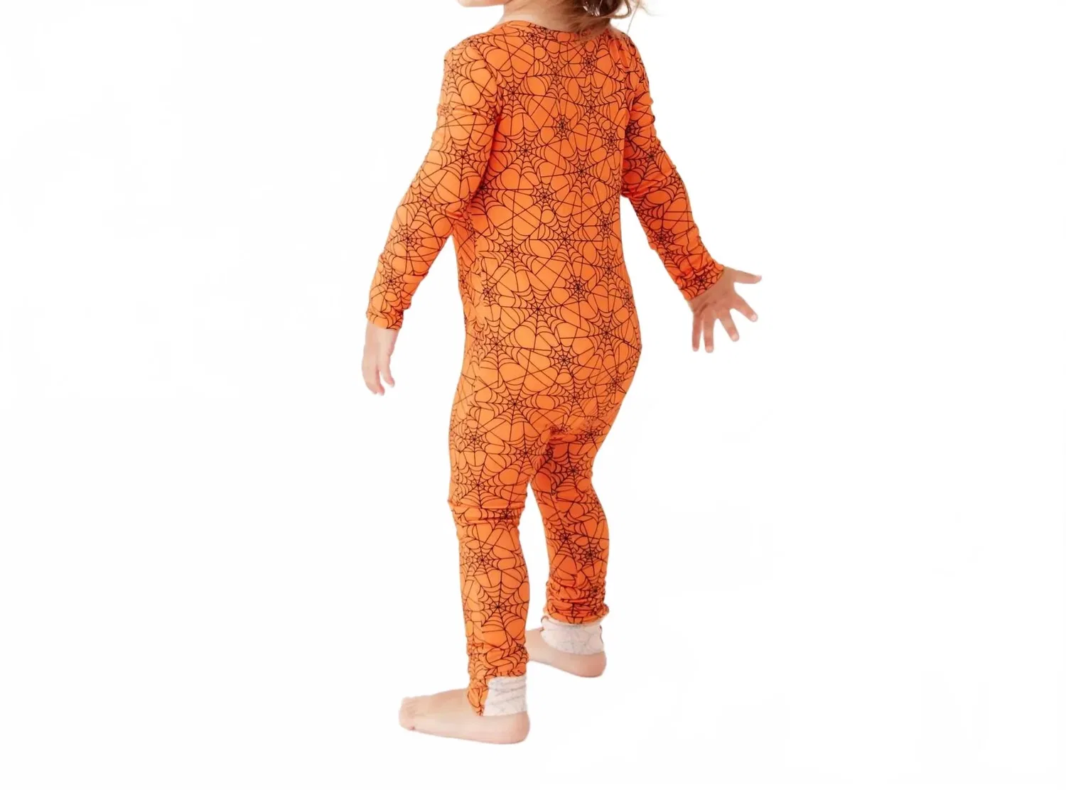 Детский боди-комбинезон с трансформирующимися стопами Dream Weaver Convertible Footie Dreamiere, оранжевый — фото 3