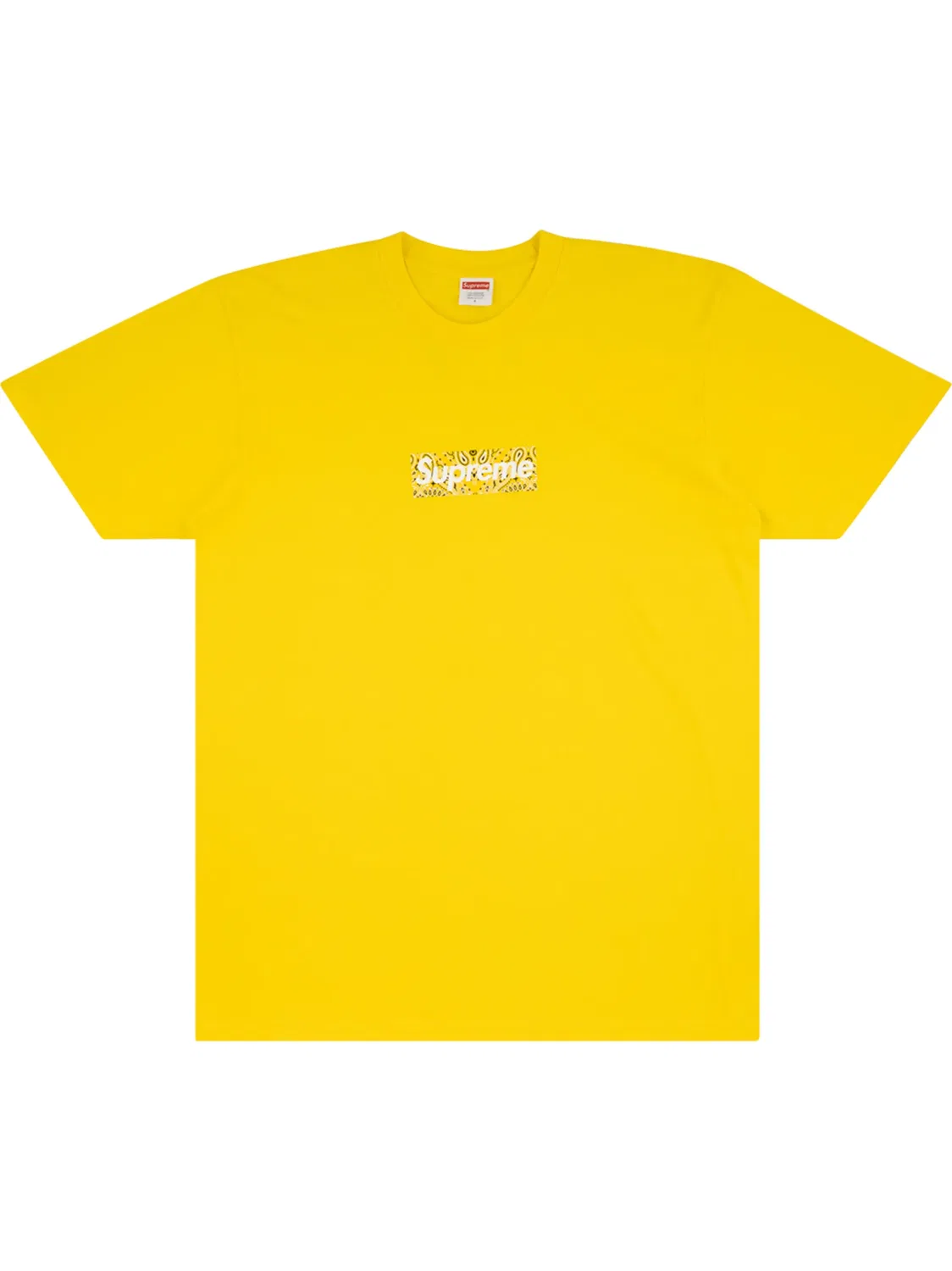 Футболка Bandana Box Logo с круглым вырезом Supreme, желтый