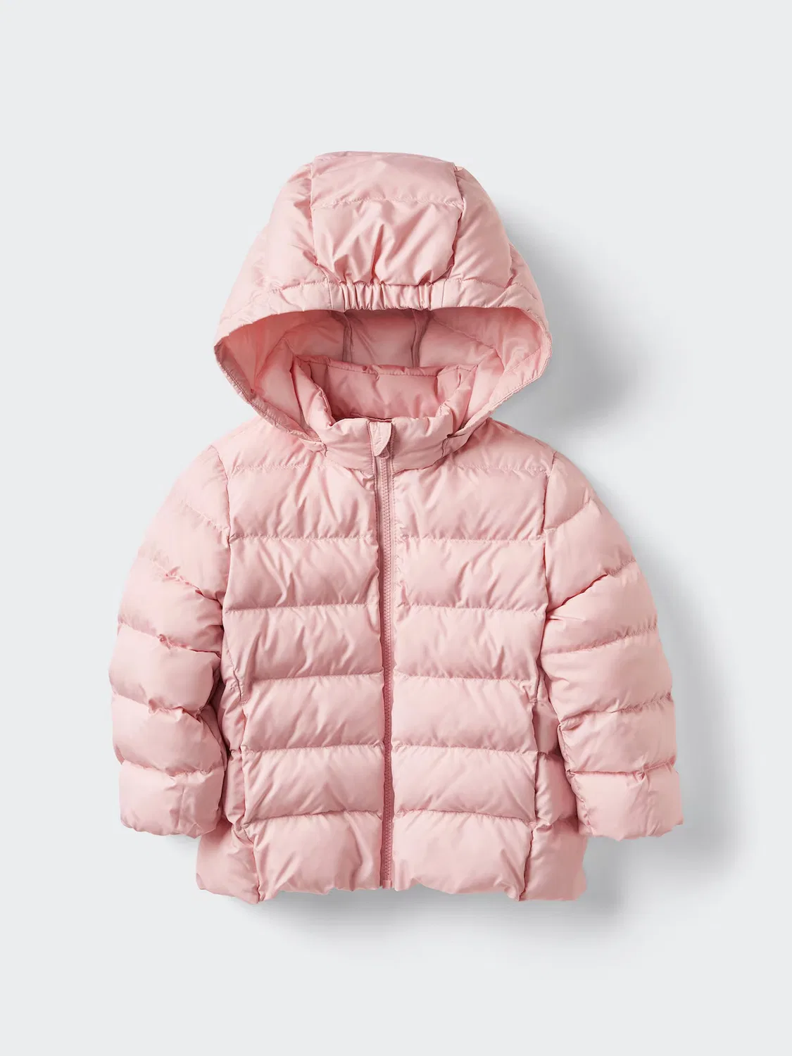 Парка Pufftech Uniqlo, моющаяся, розовый