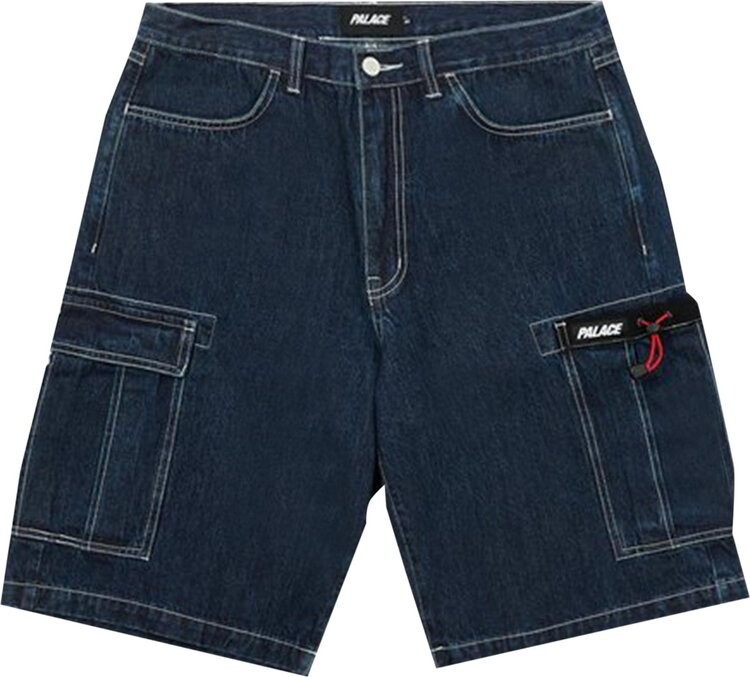 

Шорты Palace Drawcord Pocket Denim Shorts 'Indigo', синий