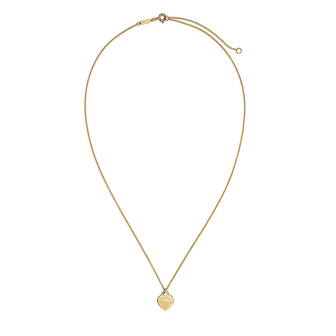 Подвеска Tiffany & Co. Return to Tiffany Mini Heart Tag , золото — фото 2