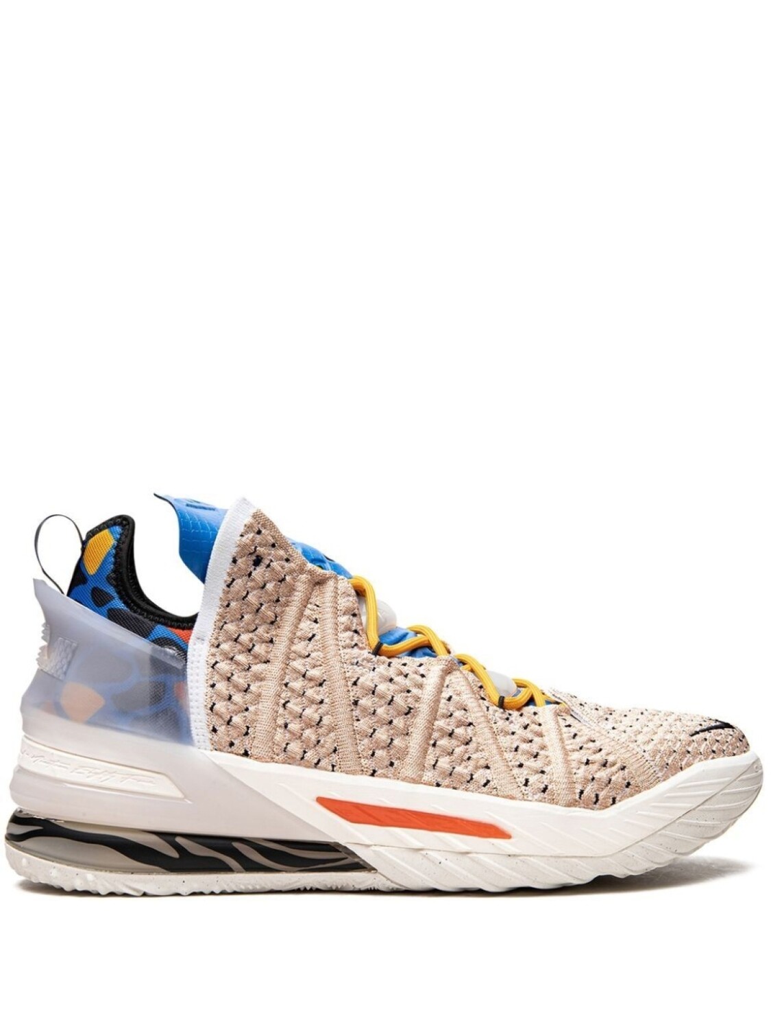 

Nike кроссовки Lebron 18 с анималистичным принтом, нейтральный цвет
