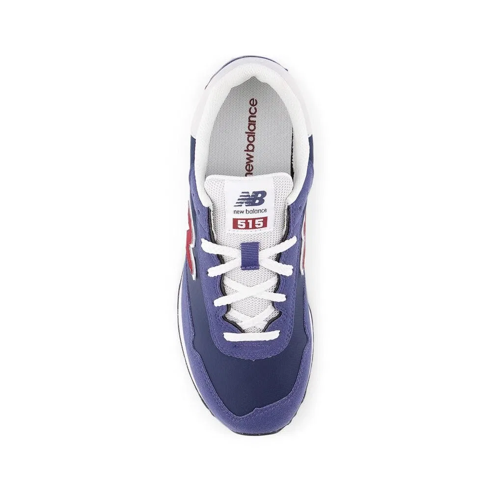 Детские кроссовки для девочек с липучкой 515 V1 Lace-up New Balance, Dream State Monarch Burgundy — фото 3